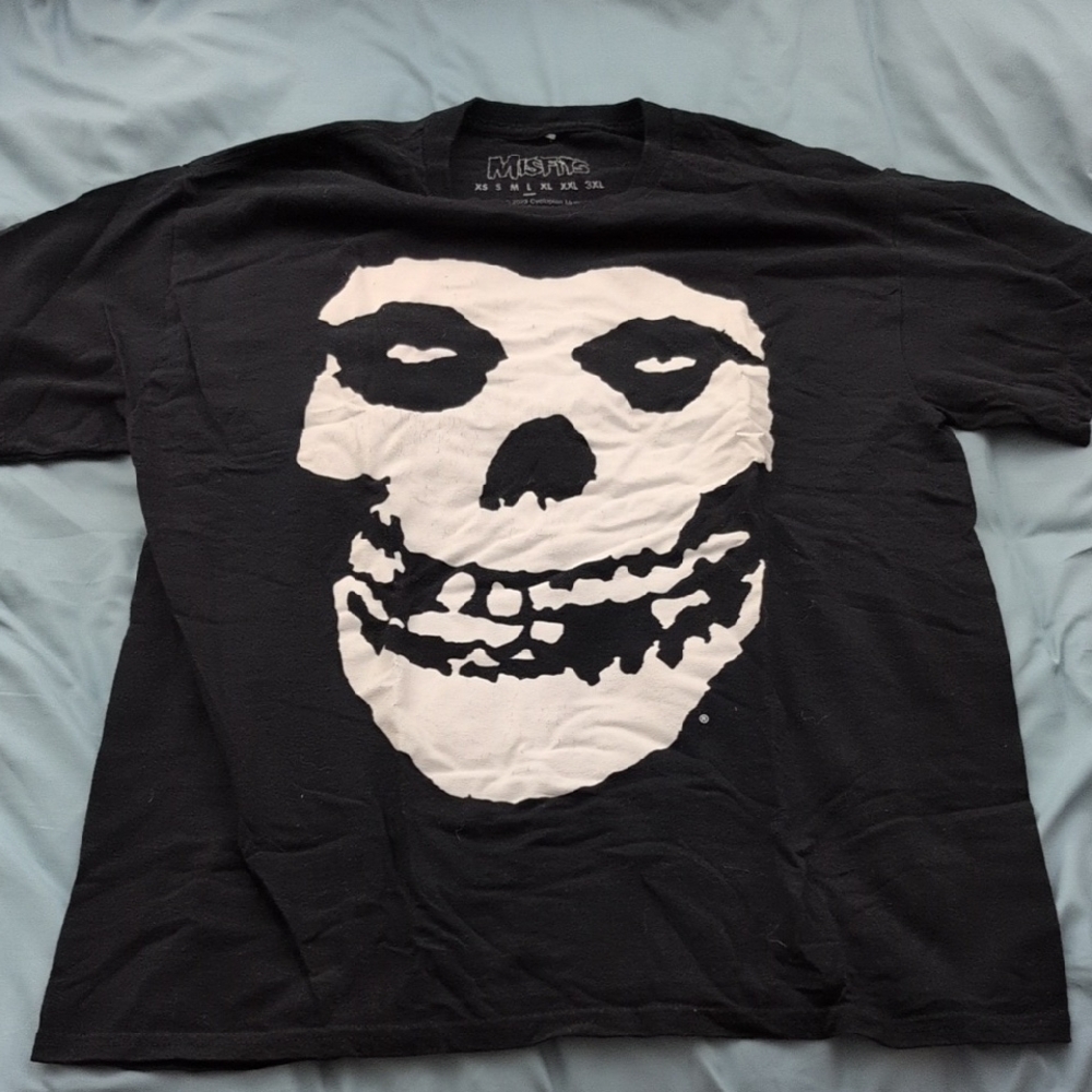 Misfits Fiend Skull Graphic Tee Size L